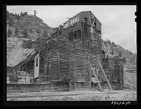 Abandoned gold mill. Idaho Springs, Colorado by Russell Lee