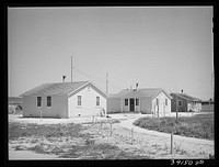 Houses for permanent farm workers at the FSA (Farm Security Administration) farm workers' camp. Caldwell, Idaho by Russell Lee