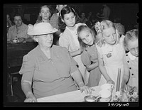 [Untitled photo, possibly related to: Refreshments at the 4-H Club Spring fair. Adrian, Oregon] by Russell Lee