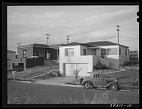Federal Housing Administration housing. San Diego, California by Russell Lee