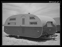 [Untitled photo, possibly related to: Trailers at the FSA (Farm Security Administration) camp for defense workers. San Diego, California] by Russell Lee