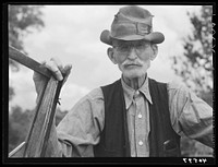 [Untitled photo, possibly related to: Mr. H.R. Wilson, eighty-six year old farmer. Near Cedar Grove, North Carolina]. Sourced from the Library of Congress.