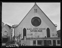 Williamsport, Pennsylvania. Old church converted for use as a garage. Sourced from the Library of Congress.