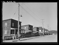 [Untitled photo, possibly related to: Row of workers' houses in Lansford, Pennsylvania]. Sourced from the Library of Congress.