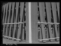 Tobacco barn on a farm near Windsor Locks, Connecticut. Sourced from the Library of Congress.