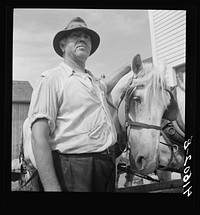 Mr. Andrew Lyman, Polish FSA (Farm Security Administration) client and tobacco farmer near Windsor Locks, Connecticut. Sourced from the Library of Congress.