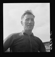 [Untitled photo, possibly related to: Mr. Louis Poleski, Polish tobacco farmer and FSA (Farm Security Administration) client near Enfield, Connecticut]. Sourced from the Library of Congress.