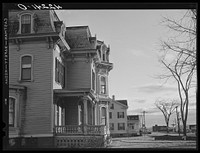 Houses, late afternoon. Mystic Connecticut. Sourced from the Library of Congress.