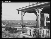 View of Derby, Connecticut from the Ansonia side of the Naugatuck River. Sourced from the Library of Congress.