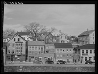 Houses in Woonsocket, Rhode Island. Sourced from the Library of Congress.