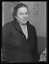Mrs. Antonio Pogani, Italian poultry farmer. West Bridgewater, Massachusetts. Sourced from the Library of Congress.