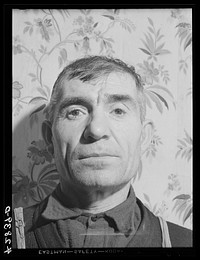 Mr. Ovegen Arakelian, Armenian vegetable farmer in West Andover, Massachusetts. Has eleven acres of land which does not produce enough to carry them thru the winter. A son tries to get work in the mills in nearby Lowell. Sourced from the Library of Congress.