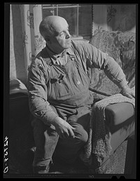 Mr. Edward Buzzell, Yankee dairy farmer of Slocum, Rhode Island. Sourced from the Library of Congress.