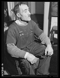 [Untitled photo, possibly related to: Manuel J. Roberts, Portuguese vegetable farmer near Falmouth, Massachusetts. He runs a ten-acre farm and goes scalloping in the autumn. During the summer months they take tourists and also boarded some men working for a nearby Army camp]. Sourced from the Library of Congress.