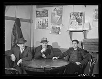 Steelworkers in a Greek restaurant in Aliquippa, Pennsylvania. Sourced from the Library of Congress.