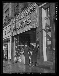 Store on the main street of Beaver Falls, Pennsylvania. Sourced from the Library of Congress.