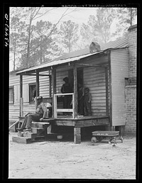 [Untitled photo, possibly related to:  landowner who had moved out of the Santee-Cooper basin to a resettlement near Moncks Corner, South Carolina region]. Sourced from the Library of Congress.