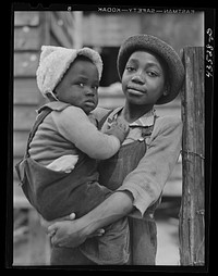 [Untitled photo, possibly related to:  landowner who had moved out of the Santee-Cooper basin to a resettlement near Moncks Corner, South Carolina region]. Sourced from the Library of Congress.