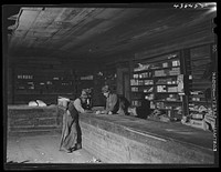 [Untitled photo, possibly related to: The remains of what used to be a prosperous store in the once-thriving community of Liberty Hill. Heard County, Georgia]. Sourced from the Library of Congress.