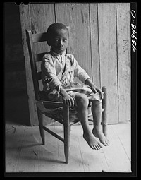 Son of Mr. Frank Cunningham,  FSA (Farm Security Administration) borrower. Heard County, Georgia. Sourced from the Library of Congress.