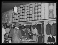  farmers shopping on Saturday afternoon in Liebowitz's store. Greensboro, Greene County, Georgia. Sourced from the Library of Congress.
