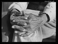 Hands of Mr. Henry Brooks, ex-slave. Parks Ferry Road, Greene County, Georgia. Sourced from the Library of Congress.