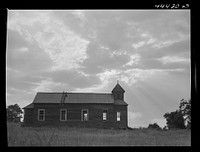 [Untitled photo, possibly related to: Church along route No. 80 near Lounsboro, Alabama]. Sourced from the Library of Congress.