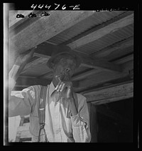 [Untitled photo, possibly related to: Old  farmer and his grandson, near Greensboro, Alabama]. Sourced from the Library of Congress.