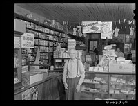 Mr. Jackson in his general store. Siloam, Greene County, Georgia. Sourced from the Library of Congress.