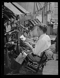 Mr. Cary Williams, editor of the Greene County newspaper the "Greensboro Herald Journal." Greensboro, Georgia. Sourced from the Library of Congress.