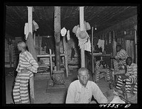 At the convict camp in Greene County, Georgia. Sourced from the Library of Congress.
