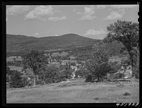 [Untitled photo, possibly related to: Landscape of the town of Weston, Vermont]. Sourced from the Library of Congress.
