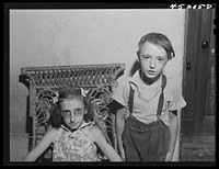 Children of Albert Lynch, FSA (Farm Security Administration) client near Dummerston, Vermont. Sourced from the Library of Congress.