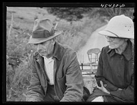 [Untitled photo, possibly related to: Mr. Eliot H. Miller and his wife, FSA (Farm Security Administration) clients at Castleton, Vermont]. Sourced from the Library of Congress.