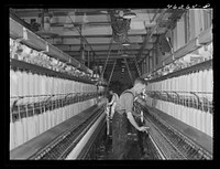 Greensboro, Greene County, Georgia. In the Mary-Leila cotton mill. Sourced from the Library of Congress.