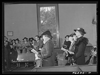 White Plains, Greene County, Georgia. Service in the Methodist Church. Sourced from the Library of Congress.