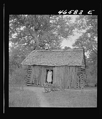 [Untitled photo, possibly related to: Midwife going out on a call near Siloam, Greene County, Georgia]. Sourced from the Library of Congress.