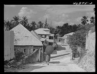 Christiansted, Saint Croix Island, Virgin Islands. Street scene. Sourced from the Library of Congress.