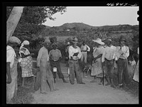 La Vallee, Saint Croix Island, Virgin Islands. At a FSA (Farm Security Administration) group meeting. Sourced from the Library of Congress.
