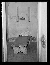 Christiansted, Saint Croix Island, Virgin Islands. A cell in the prison. Sourced from the Library of Congress.