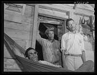 [Untitled photo, possibly related to: Charlotte Amalie, Saint Thomas Island, Virgin Islands. Defense workers employed at the Naval base]. Sourced from the Library of Congress.