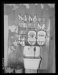 Charlotte Amalie, Saint Thomas Island, Virgin Islands. One of the toilets of the women's ward in the Charlotte Amalie hospital. Sourced from the Library of Congress.