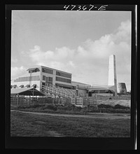 Christiansted, Saint Croix Island, Virgin Islands (vicinity). The recently built abattoir. Sourced from the Library of Congress.