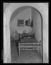 [Untitled photo, possibly related to: Charlotte Amalie, Saint Thomas Island, Virgin Islands. One of the cells in the old fort, now used as a prison]. Sourced from the Library of Congress.
