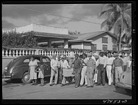 Hato Rey, Puerto Rico. Funeral procession. Sourced from the Library of Congress.
