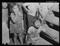 Guayanilla, Puerto Rico. Children of sugar workers living in the company houses behind the mill. Sourced from the Library of Congress.
