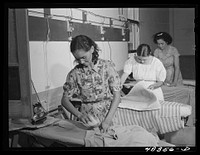 [Untitled photo, possibly related to: San Juan, Puerto Rico. In a dress factory]. Sourced from the Library of Congress.