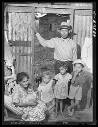 Yabucoa, Puerto Rico (vicinity). Sugar worker's family. Sourced from the Library of Congress.