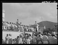 [Untitled photo, possibly related to: Yabucoa, Puerto Rico. A meeting in support of a strike at the sugar mill]. Sourced from the Library of Congress.