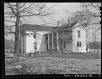 Home being remodeled for rehabilitation client (Mr. Brooks) near Raleigh, North Carolina. Sourced from the Library of Congress.